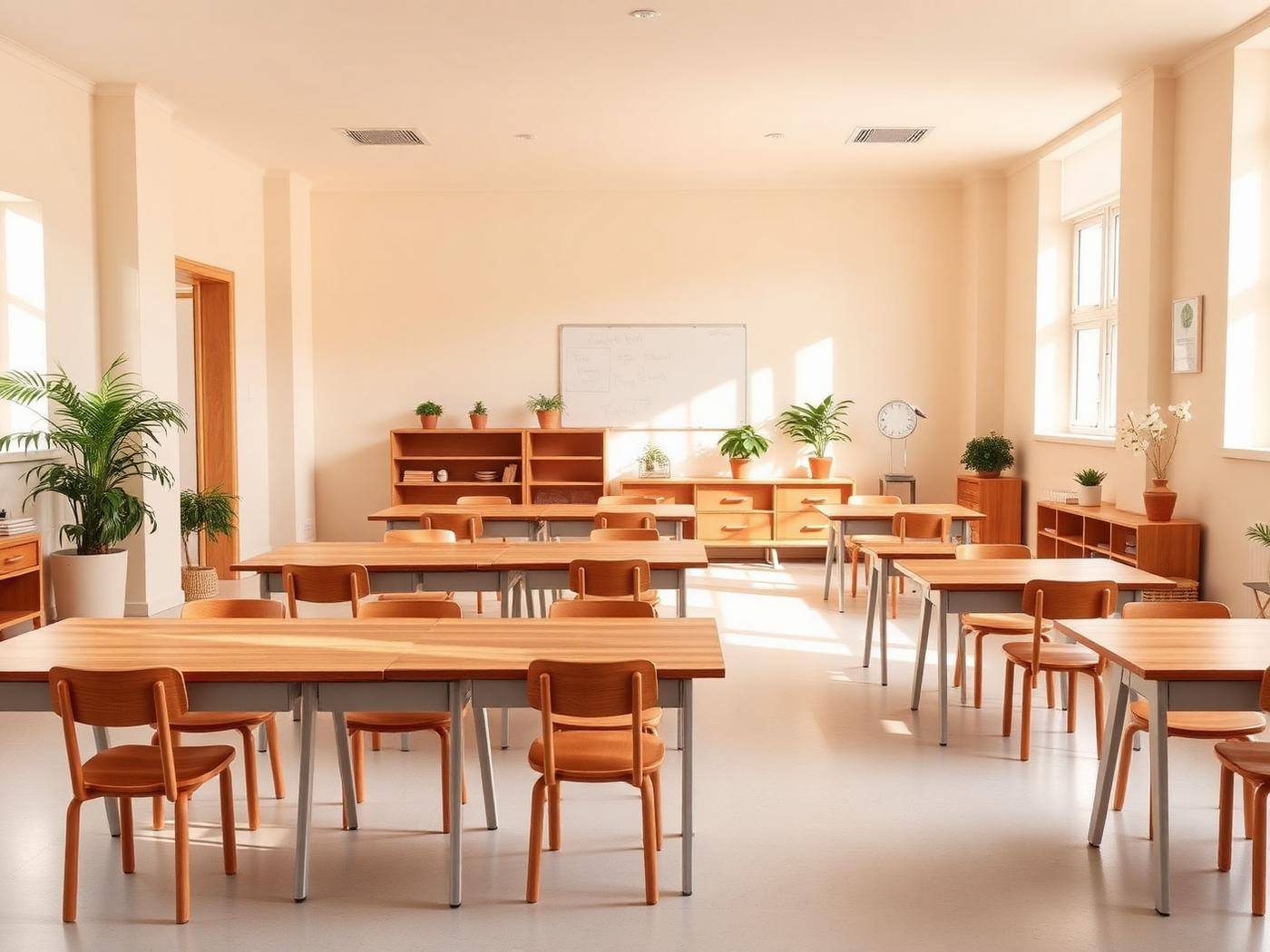 Imagine orientativă: sală de studiu luminoasă